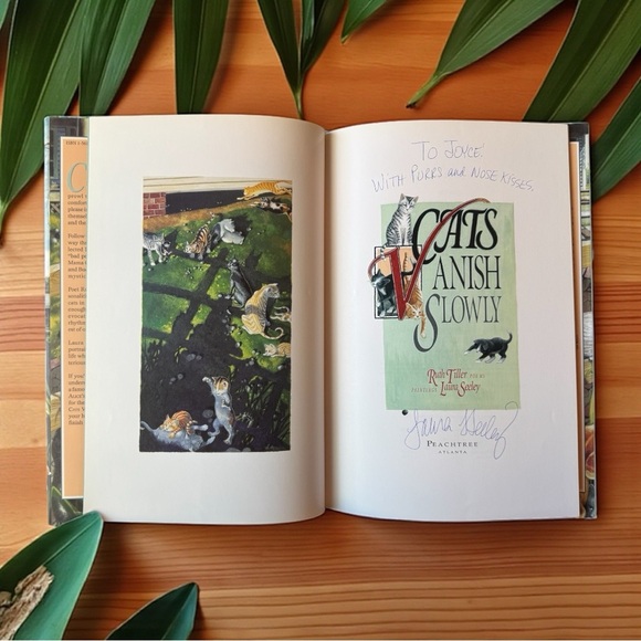 Cats Vanish Slowly by Ruth Tiller & Laura Seeley - 1995 Hardcover w/ Dust Jacket - Picture 8 of 12
